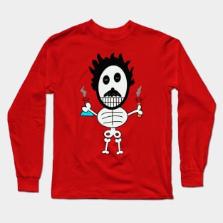 Cute skeletons doodle style Long Sleeve T-Shirt